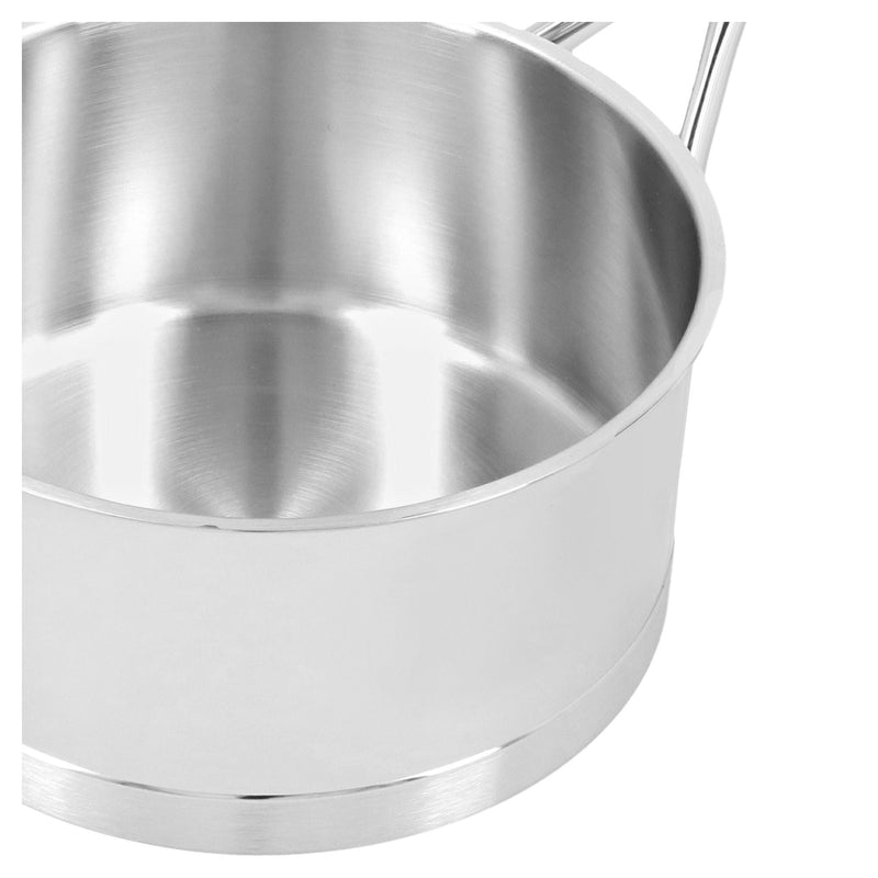 DEMEYERE Atlantis 7 1.5 L 18/10 Stainless Steel Round Sauce Pan With Lid, Silver