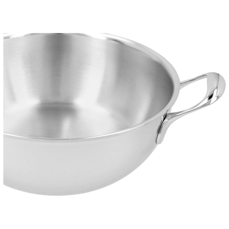 DEMEYERE Atlantis 7 4.8 L Round Saucier and Sauteuse With Double Walled Lid, Silver
