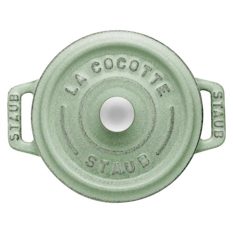 STAUB La Cocotte 250 Ml Cast Iron Round Mini Cocotte, Sage