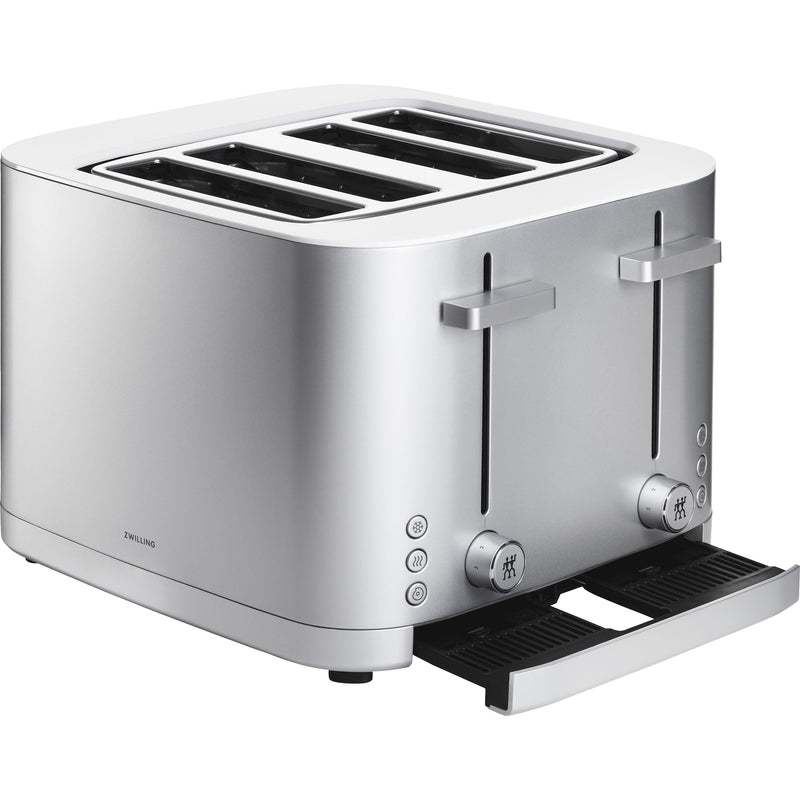 ZWILLING Enfinigy 4 Short Slots Toaster - Silver