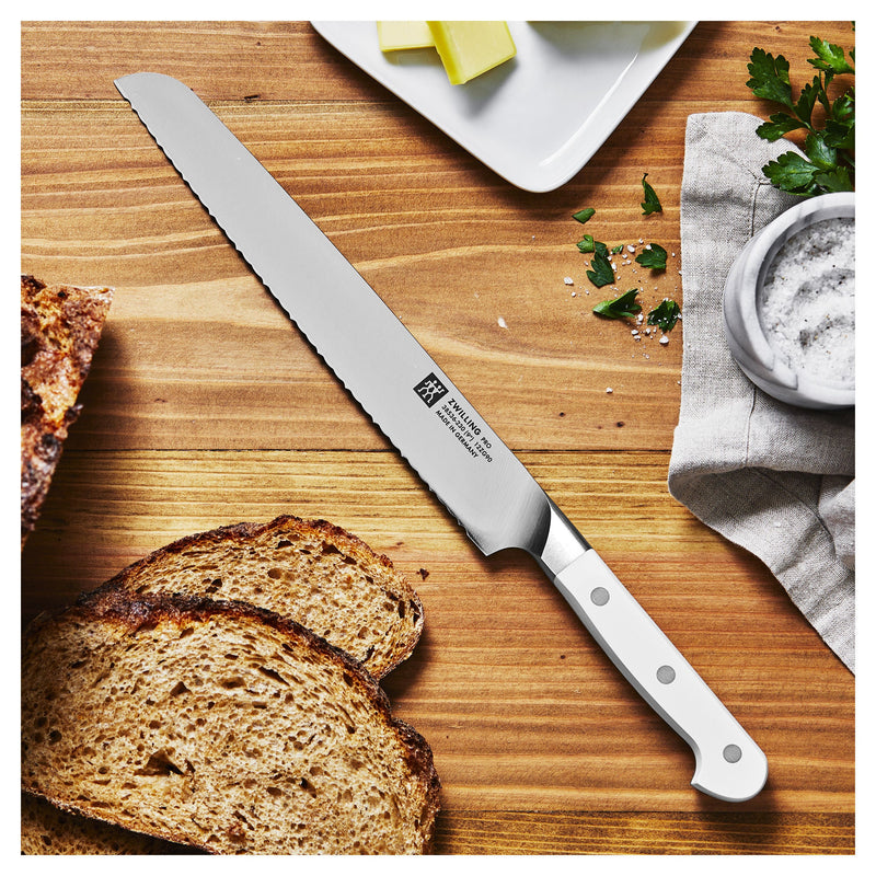 ZWILLING Pro Le Blanc 9 Inch Bread Knife