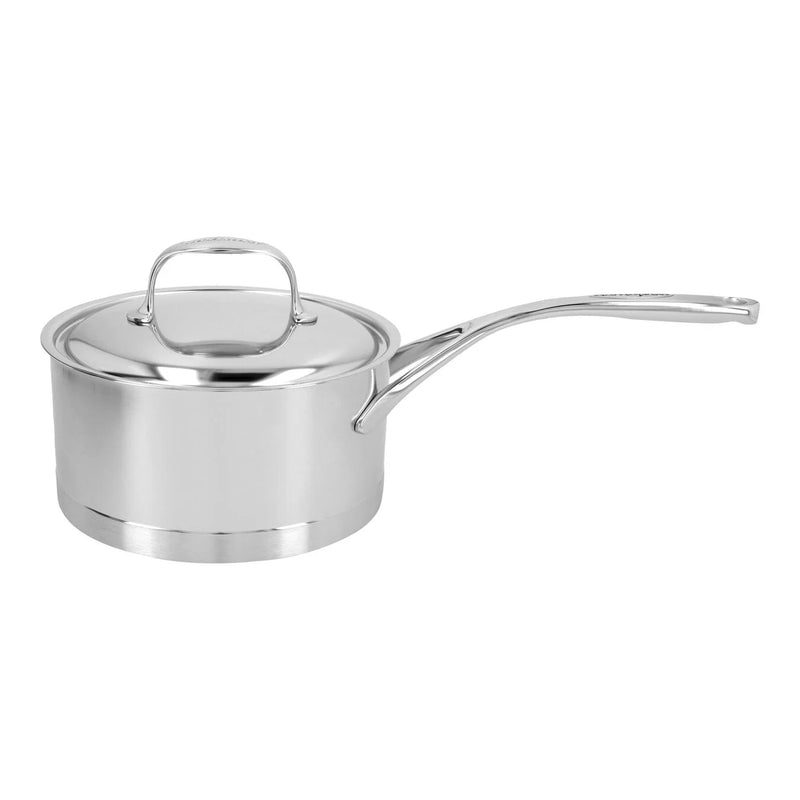 Demeyere Atlantis 7 2.2 L 18/10 Stainless Steel Round Sauce Pan with Lid, Silver