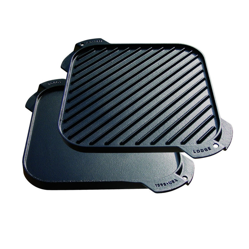 Lodge Reversible Grill/Griddle Square 10.5" disc