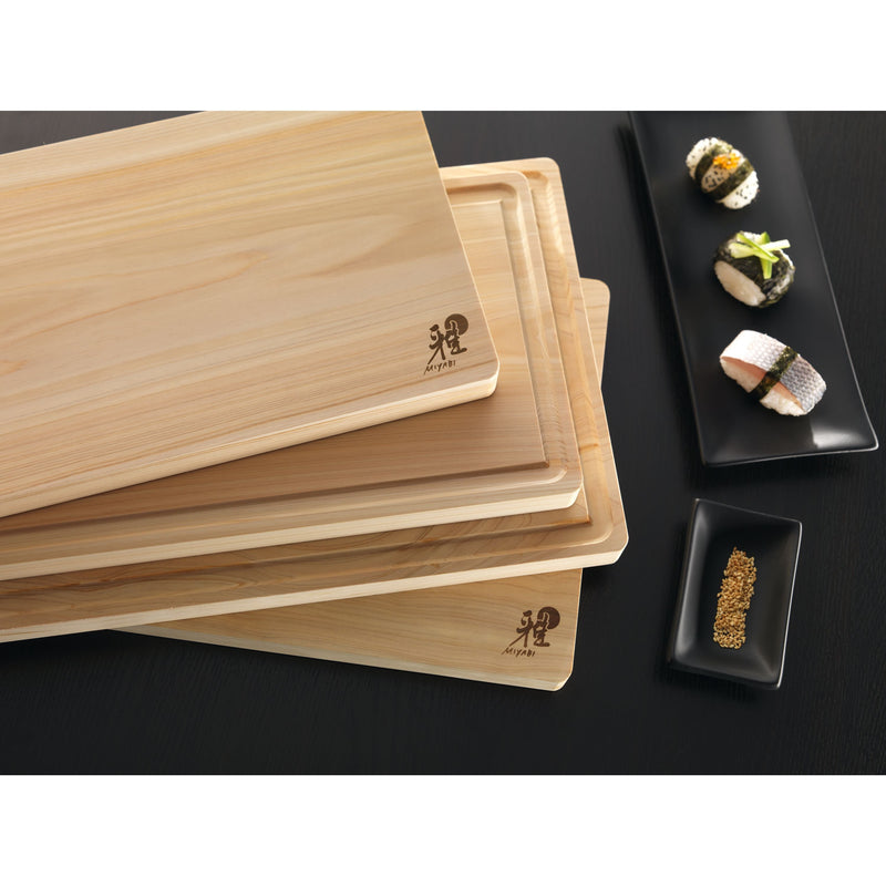 MIYABI Hinoki Cutting Boards Cutting Board 40 Cm X 25 Cm Hinoki Wood