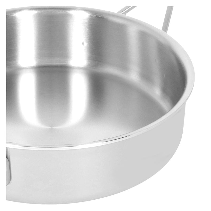 DEMEYERE Industry 5 24 Cm 18/10 Stainless Steel Saute Pan With Lid