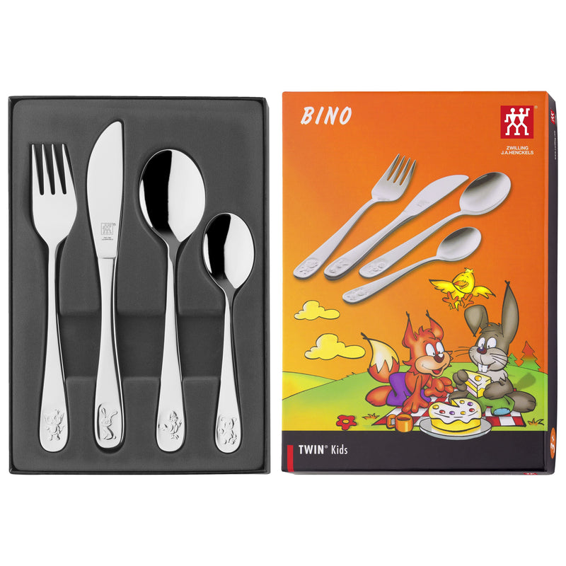 ZWILLING Bino 4 Piece Children's Flatware Set