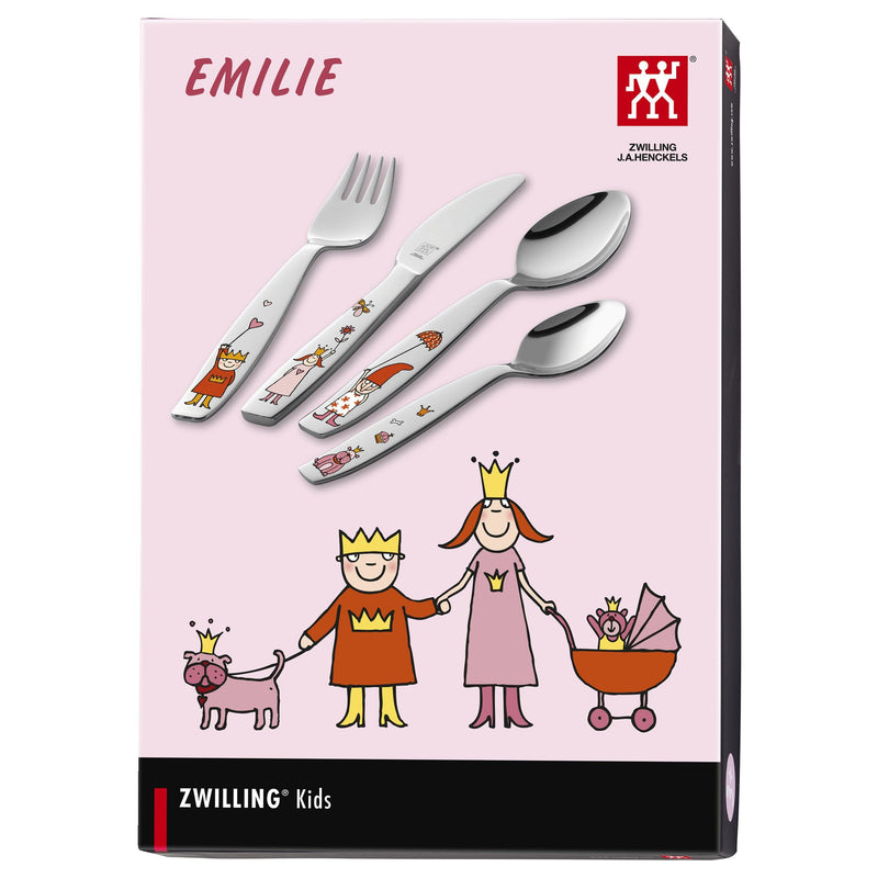 ZWILLING Prinzessin Emilie 4 Piece Children's Flatware Set