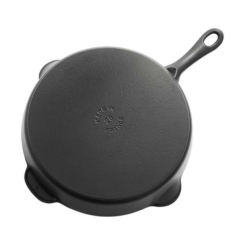STAUB Pans 28 Cm/11 Inch Cast Iron Frying Pan, Black (Visual Imperfections - B STOCK)