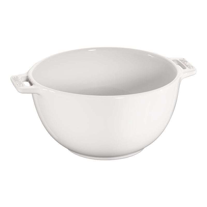 STAUB Ceramique 18 Cm Ceramic Round Bowl, Pure-White