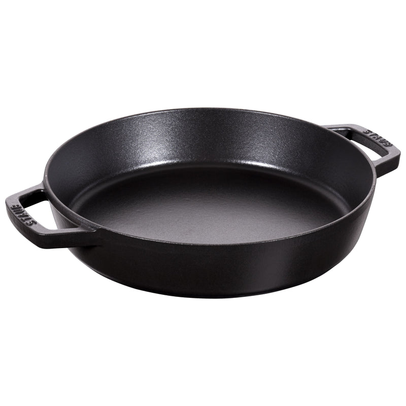 STAUB Pans 26 Cm / 10 Inch Cast Iron Frying Pan, Black