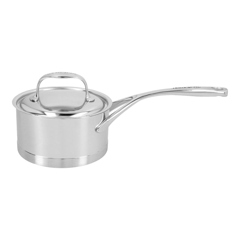 DEMEYERE Atlantis 7 1 L 18/10 Stainless Steel Round Sauce Pan With Lid, Silver