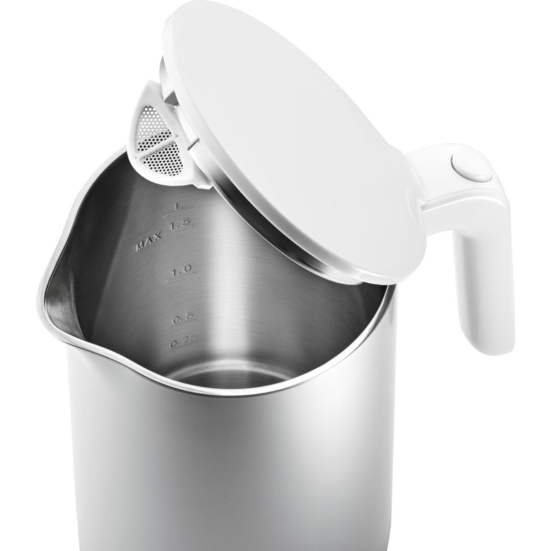 Zwilling Enfinigy Cool Touch Electric Pro Kettle - Silver/White