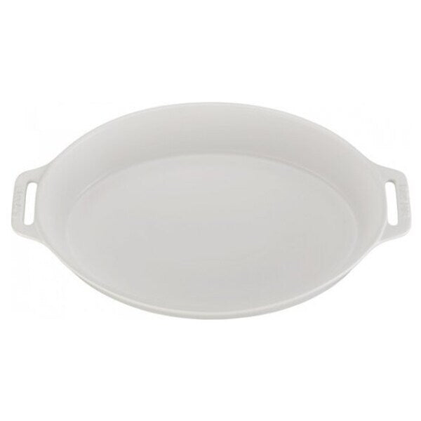 STAUB Ceramique Ceramic Oval Oven Dish, Matte-White