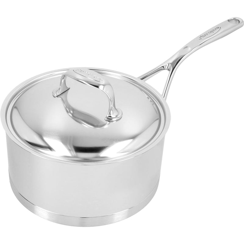 Demeyere Atlantis 7 3 L 18/10 Stainless Steel Round Sauce Pan with Lid, Silver