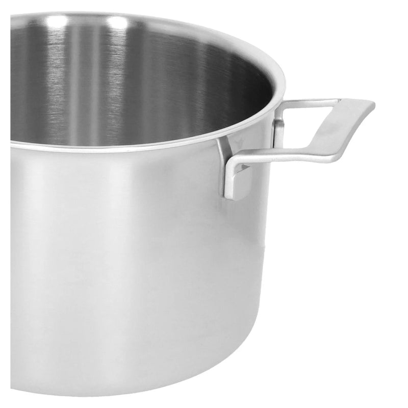 Demeyere Industry 5 8 L 18/10 Stainless Steel Stock Pot with Lid
