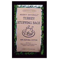 Regency Natural Turkey Stuffing Bag Set/2
