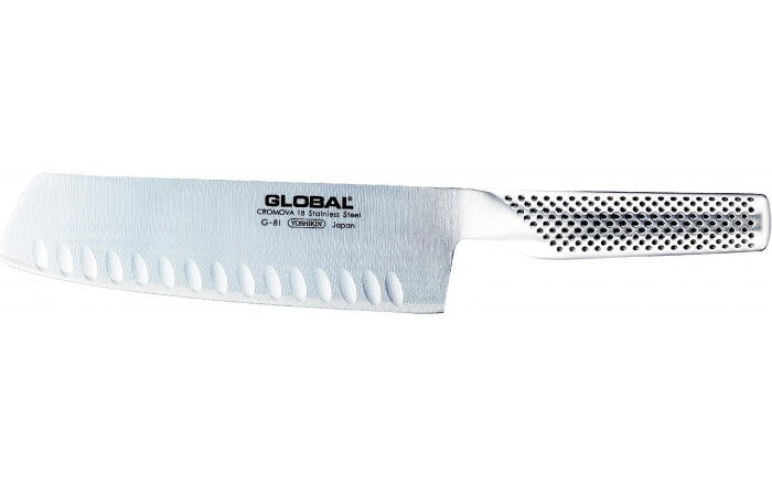 Global G-81 18 cm / 7" Vegetable Fluted Knife