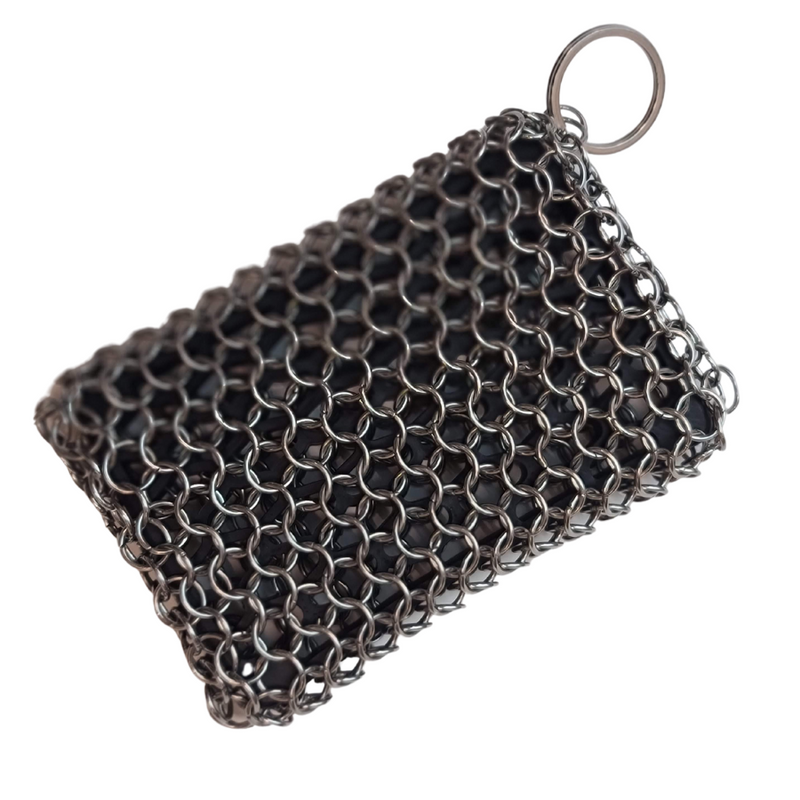 Camp Chef 7-Inch Stainless Steel Chain Mail Scrubber - CMS7 : BBQGuys