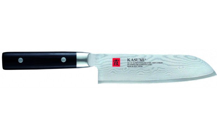 Kasumi Damascus Santoku Knife 7"/18cm