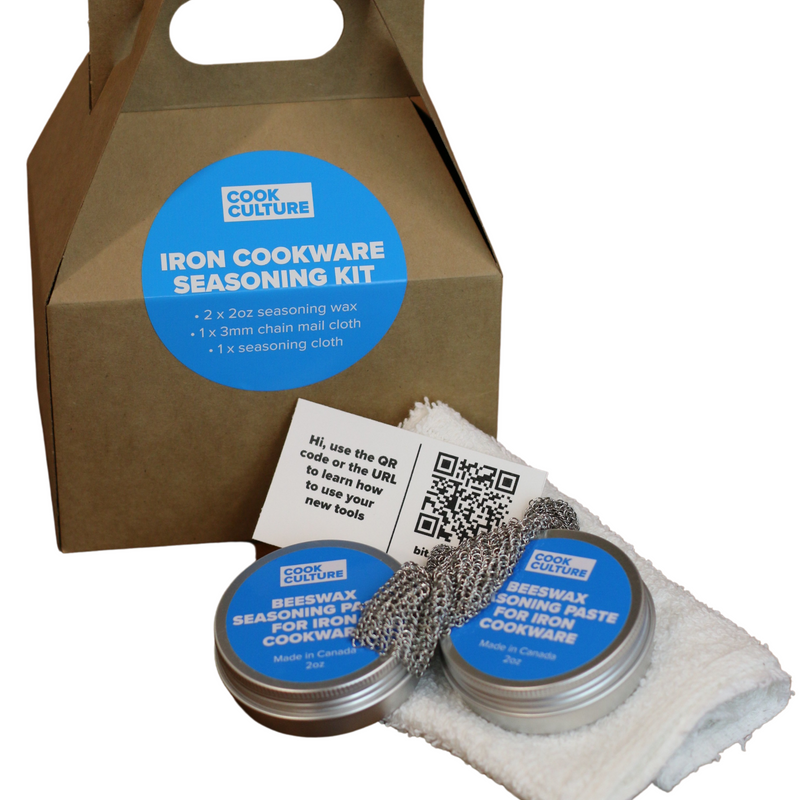 Care and seasoning kit for Iron Cookware
