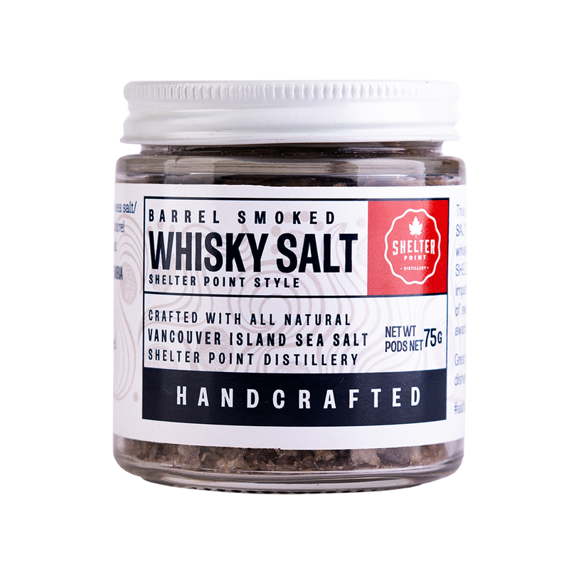 Vancouver Island Salt Co Barrel Smoked Whisky Salt (75g Jar)
