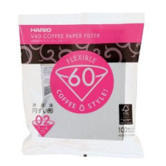 Hario White Filters for V60-02 Hario 100 pack