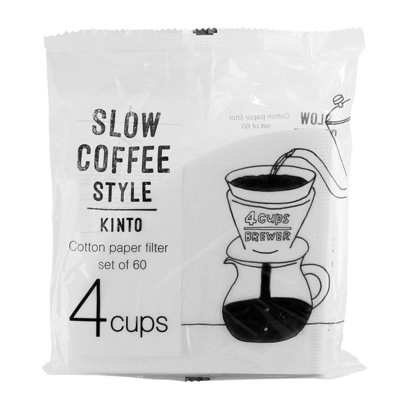 Kinto Slow Coffee Style Cotton Paper Filter 4 Cup