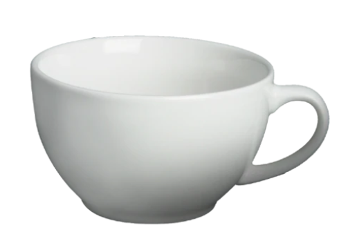 Latte Cup - Small - white porcelain