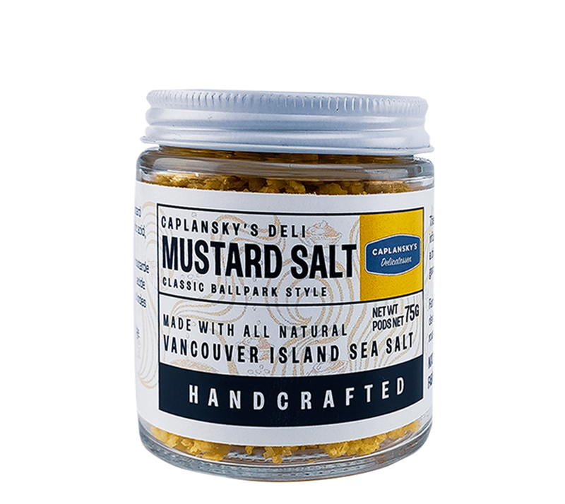 Vancouver Island Salt Co Mustard Salt (75g Jar)